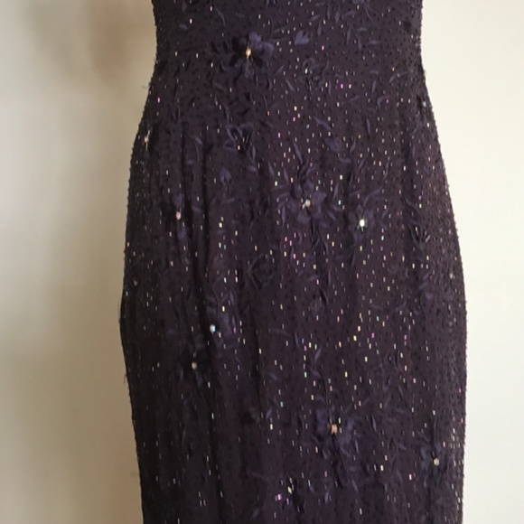 Montage by Mon Cheri Spaghetti Strap Sequined Column Dress - Picture 8 of 15